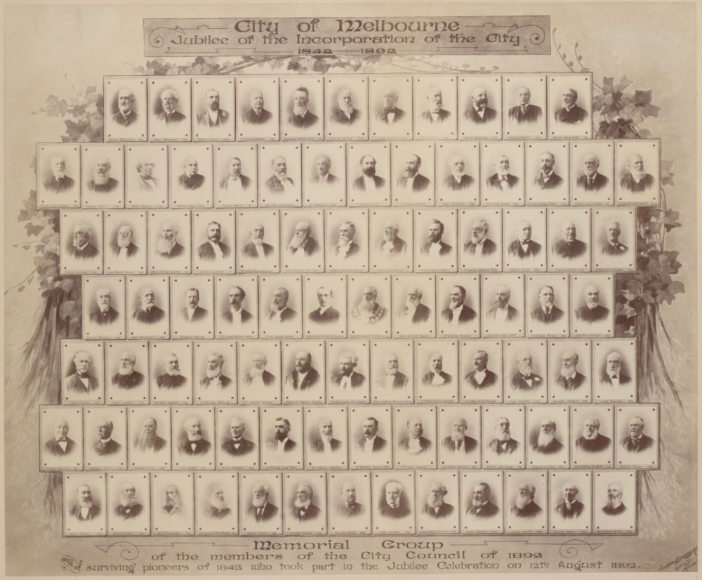 [Pioneers at 1892 Melbourne Jubilee]